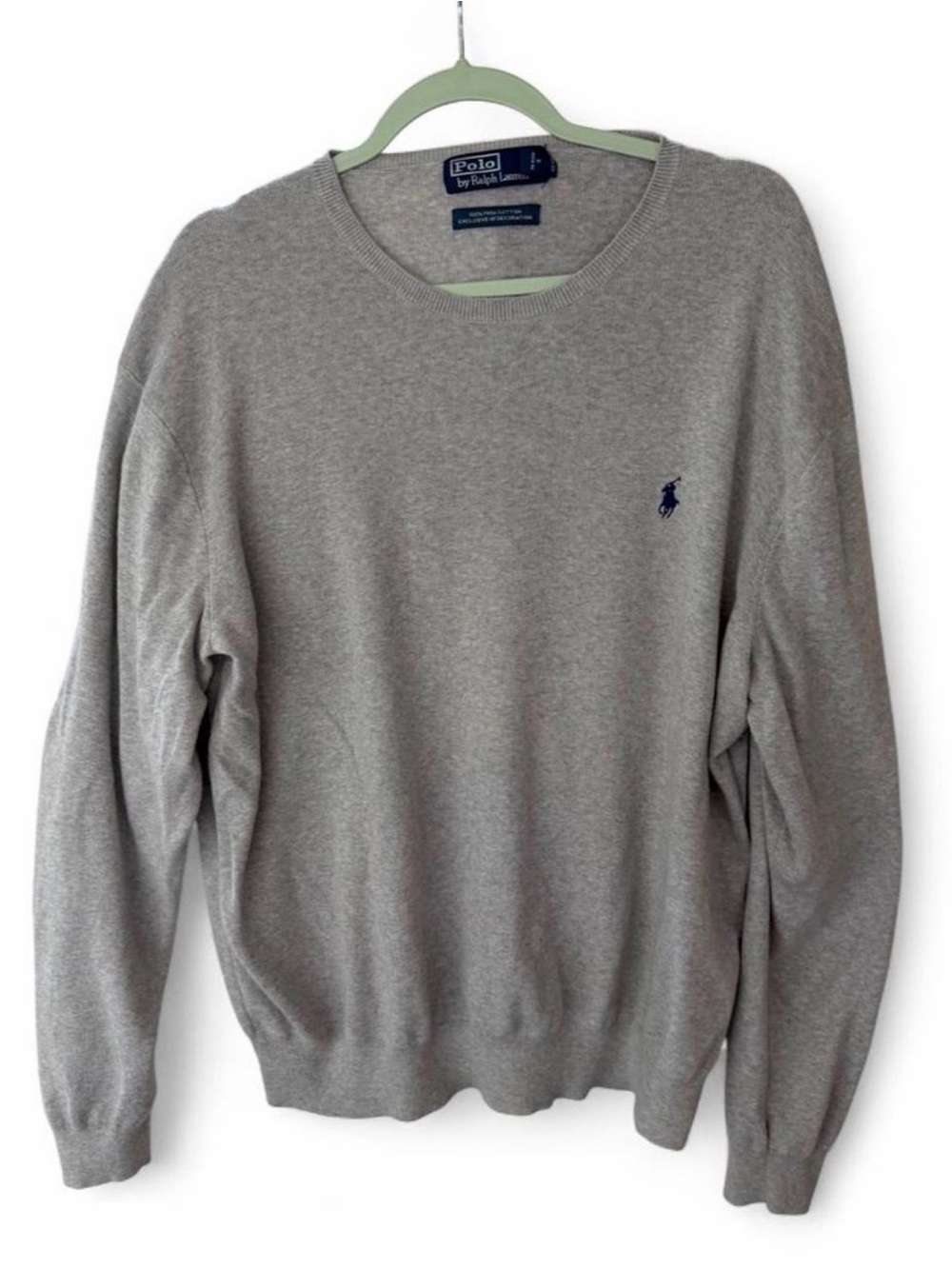 Polo by Ralph Lauren Men’s Pima Cotton Crewneck Sweater